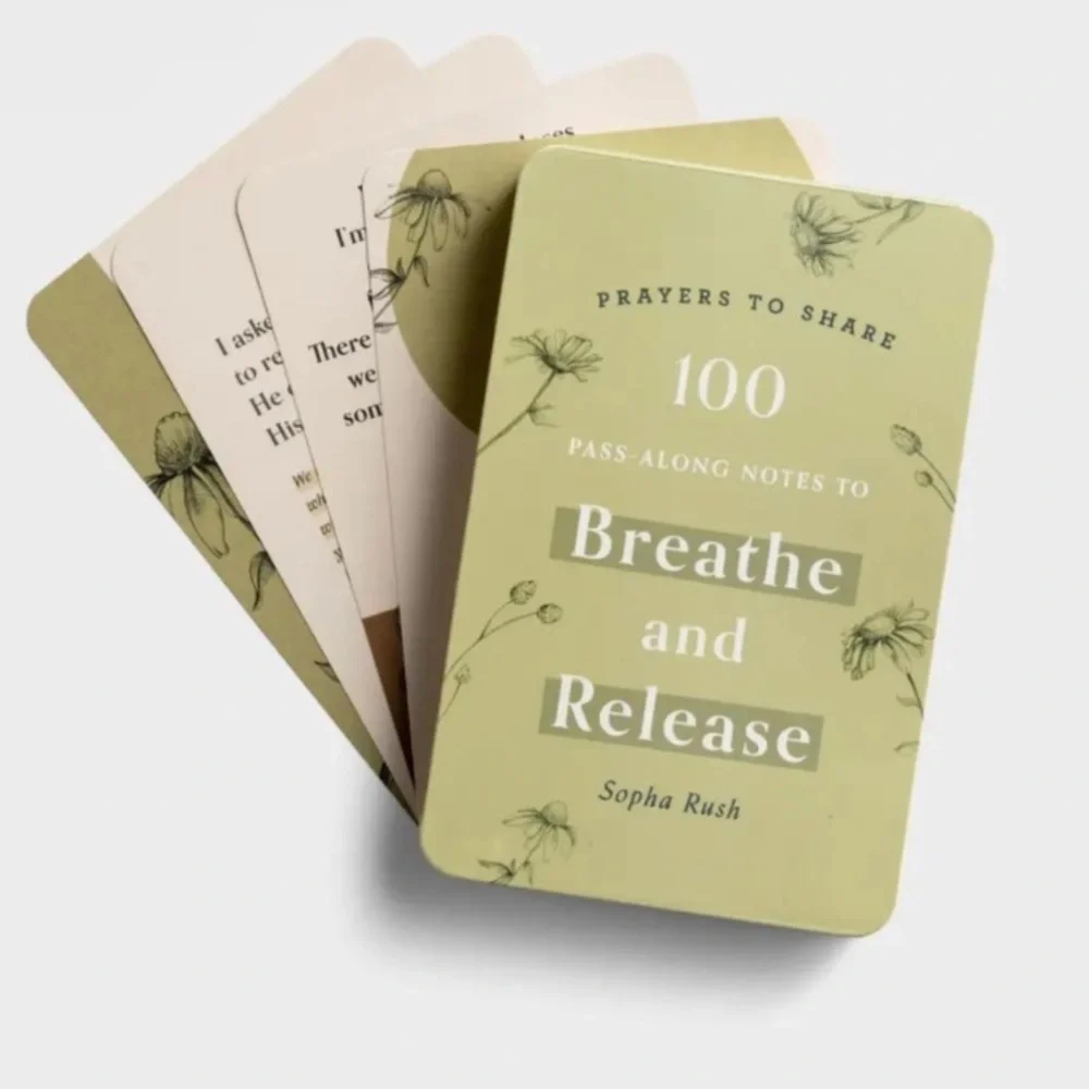 Breathe and Release Pass-Along Notes, NEW, Giftable